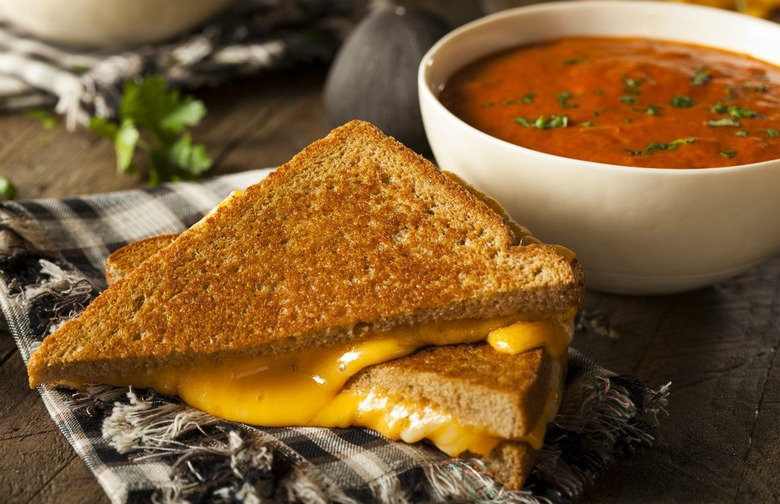 Grilled Cheese and Tomato Soup 